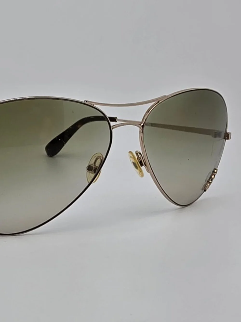 Marc Jacobs MMJ050/S 0J5GIS Gold Frame Green Gradient Lens Aviator Sunglasses